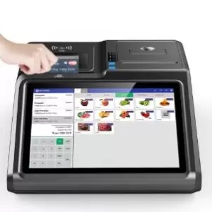 Supermarket Weighing Machine Touch Screen Cash Register With Scale