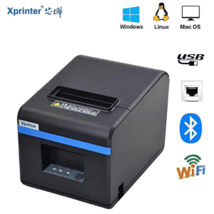 Thermal Receipt Printer with USB, Ethernet, Bluetooth, Serial, and Wi-Fi Connectivity